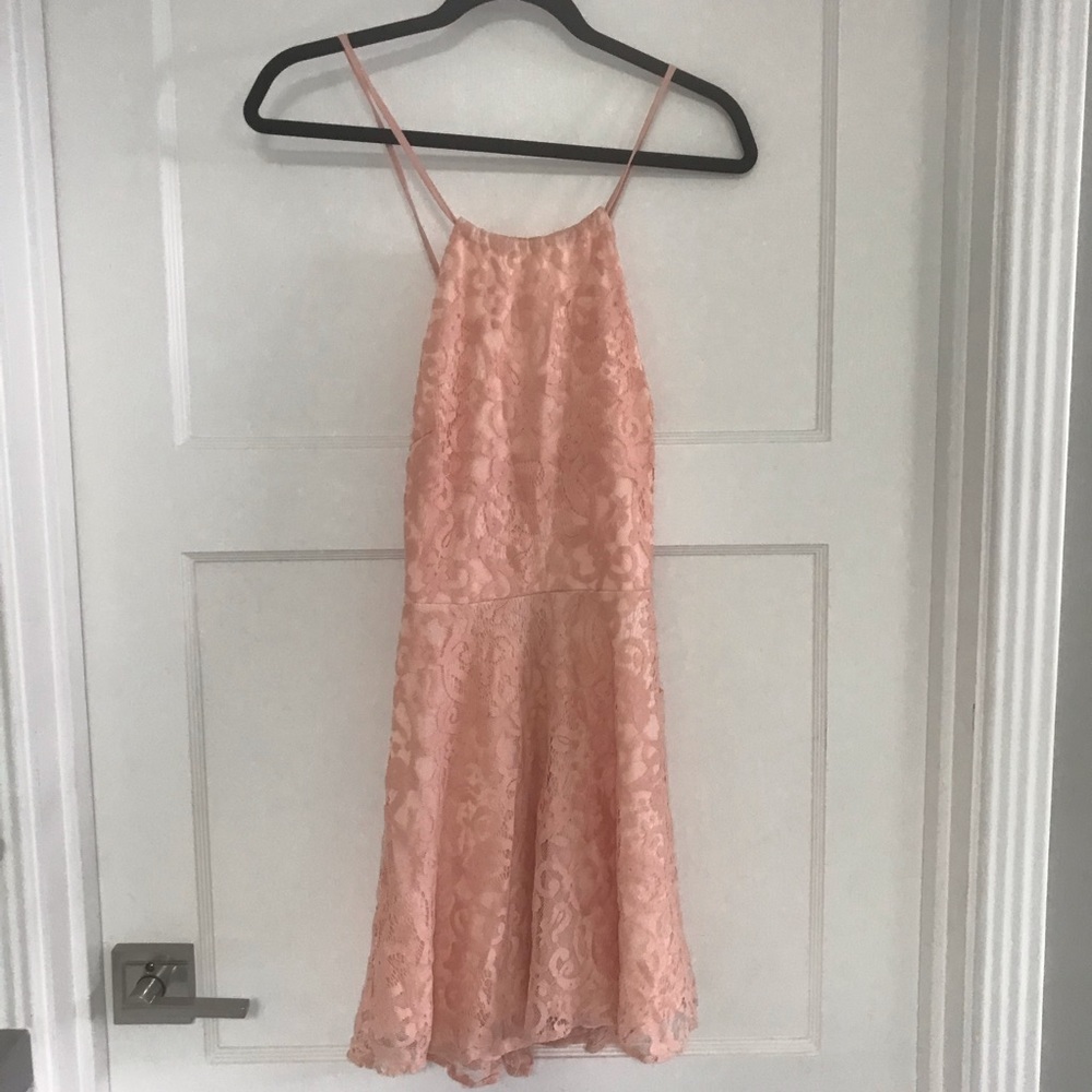 🔴SOLD🔴 Tobi Coral Lace Dress 💗